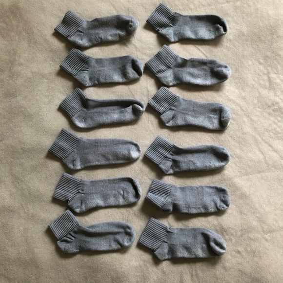 32 Degrees Cool Quarter Length Gray Socks Men’s Shoe Size 6-10 (6 Pairs) - Picture 3 of 12